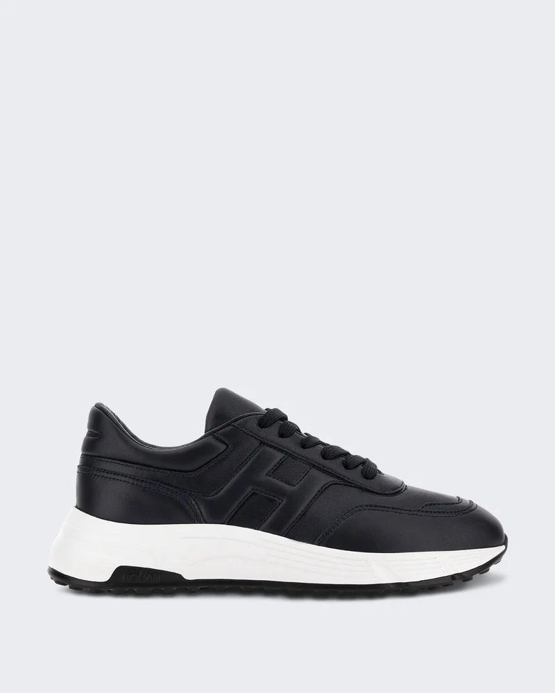 Heren Sneaker - Hogan Hyperlight Allacciato H-Blu U801 Zwart