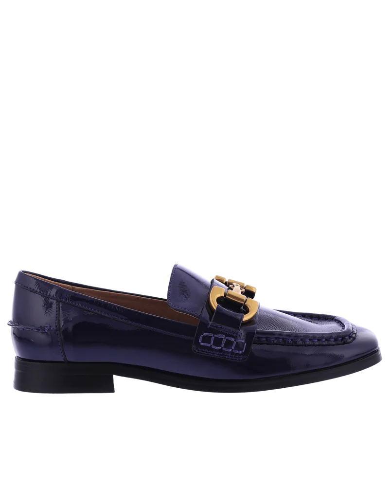 Dames Drew Naplack Loafer Blauw