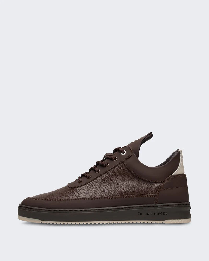 Heren Low Top Tech Crumbs Sneaker Chocoladebruin