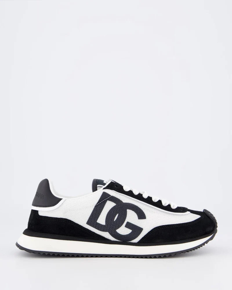 Dames Cushion Sneaker Wit/Zwart