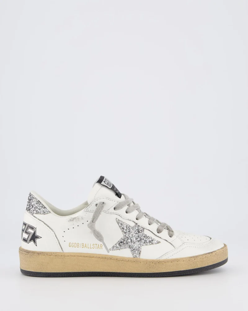 Dames Ballstar Sneaker Wit/Glitter