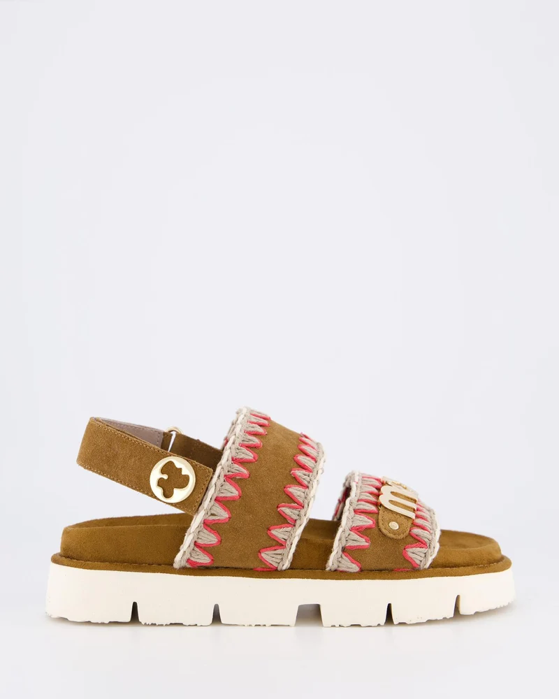 Dames Bio Sandal Overstitching Cogna