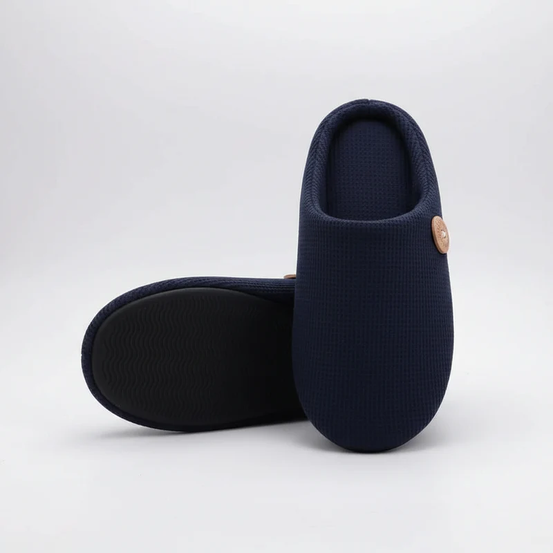 Warme winterslippers voor dames met memory foam en antislipzool.