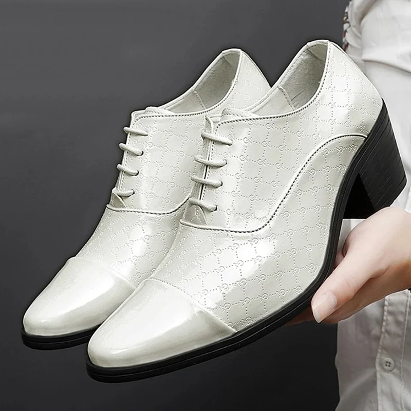 Oxfords hoge hakken heren formele schoenen