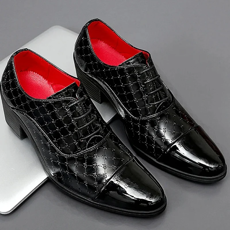Oxfords hoge hakken heren formele schoenen
