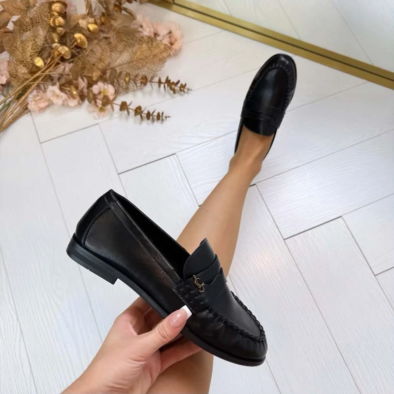 LEATHER LOOK INSTAPPER 68-428 - BLACK