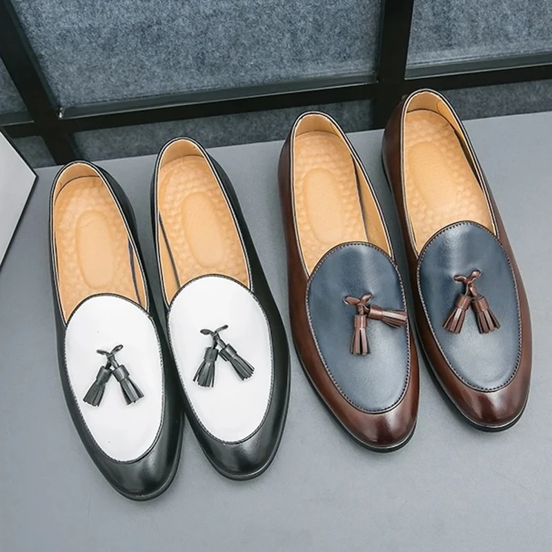 Heren Loafers Mix-kleuren Zakelijke Prom Dress Schoenen