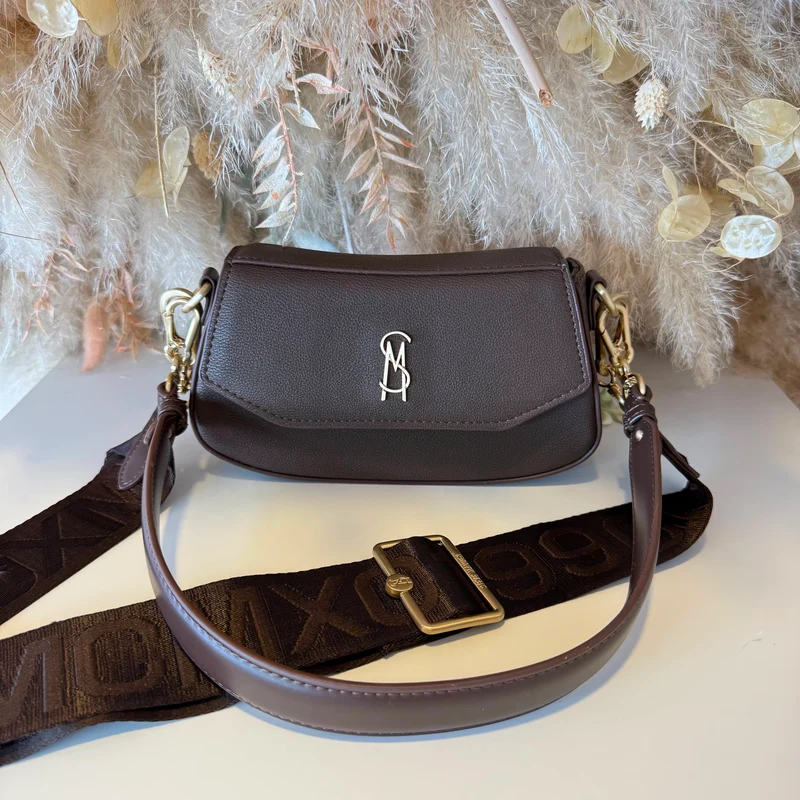 STEVE MADDEN BTAIGA BAG 1653 - CHOC/GOLD