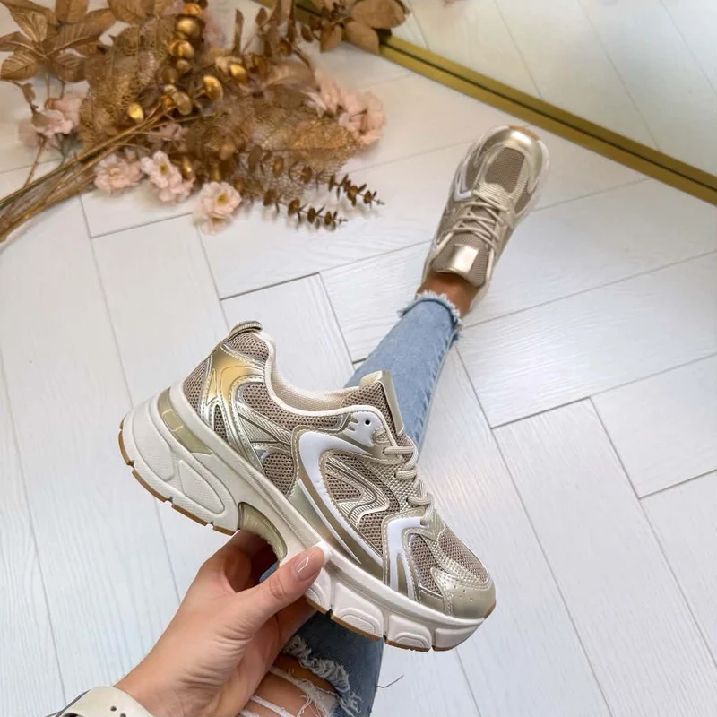 DEMI SNEAKER 8-521 - GOLD