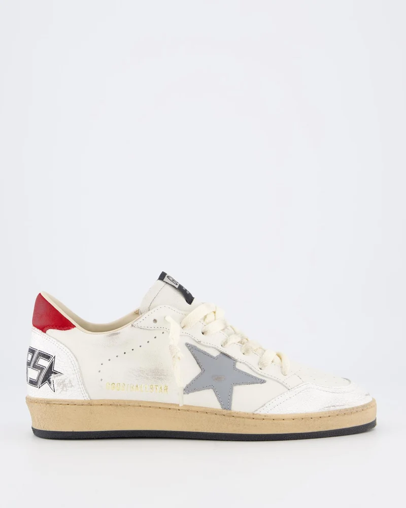 Heren Ball Star Sneaker Wit/Grijs
