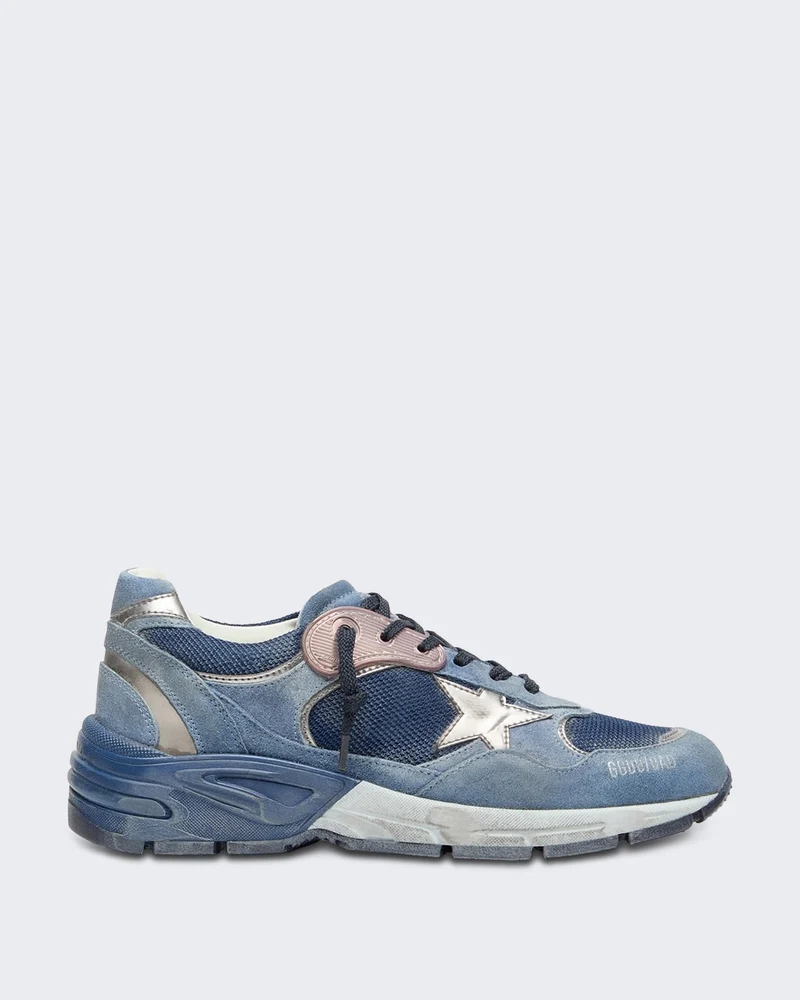 Golden Goose Dames Sneaker Dad-Star blauw