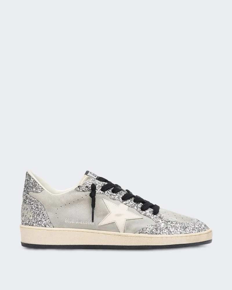 Golden Goose Dames Sneaker Ball Star zilver
