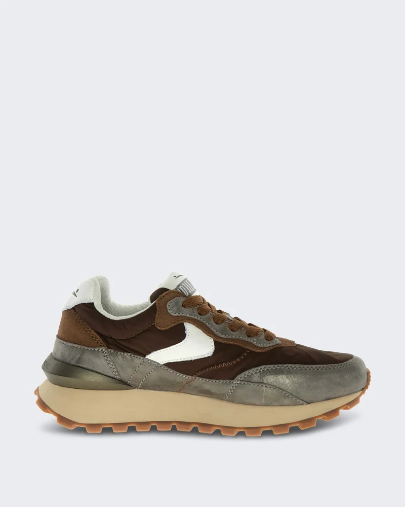 Dames Qwark Hype Woman Lichtgewicht sneaker met technisch upper Zilvergrijs