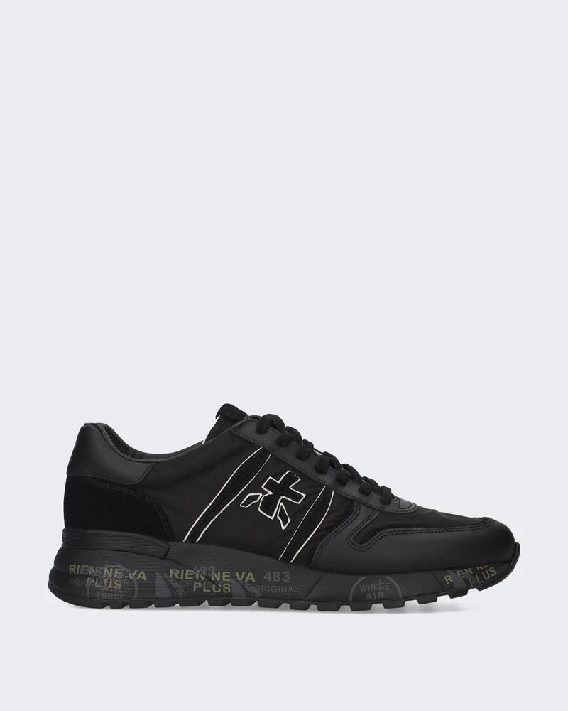 Heren Lander sneaker in zwart