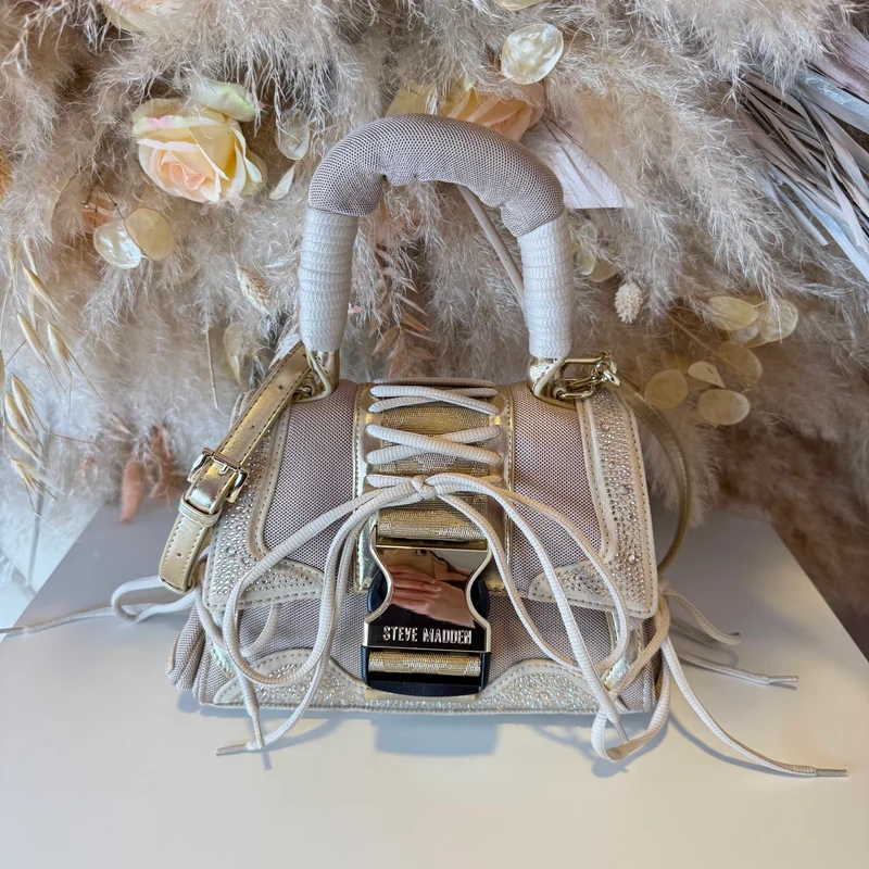 STEVE MADDEN BDIEGO-R BAG 1346 - NUDE GOLD