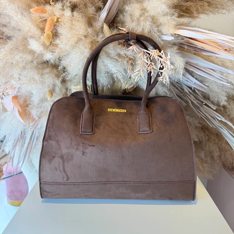 STEVE MADDEN BRYLEIGH BAG 2599 - CHOC/GLD