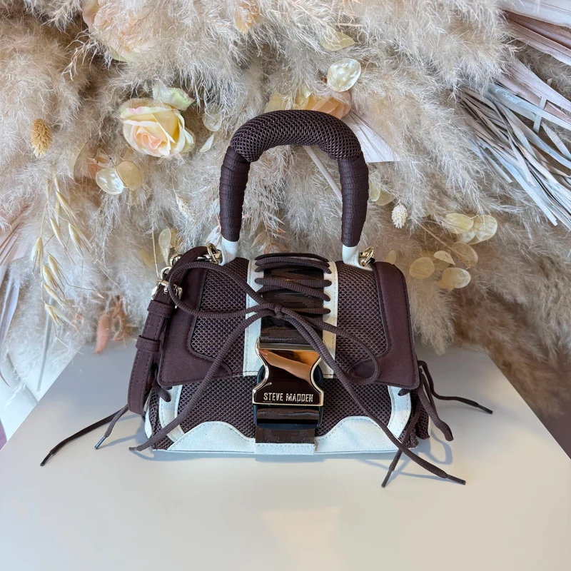 STEVE MADDEN BDIEGO-M BAG 1493 - CHOCOLATE/GOLD