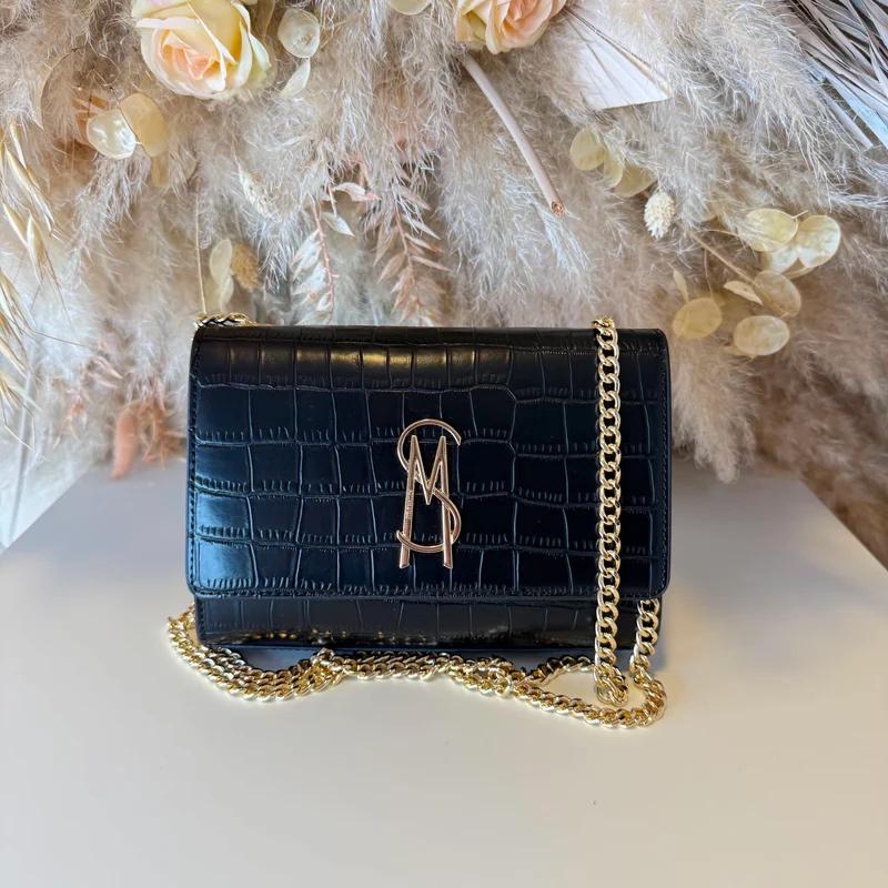 STEVE MADDEN BRAMONIE BAG 1313 - BLACK/GOLD