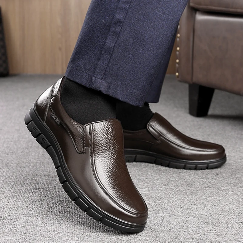 Platte platformschoenen voor heren, wandelschoenen, loafers