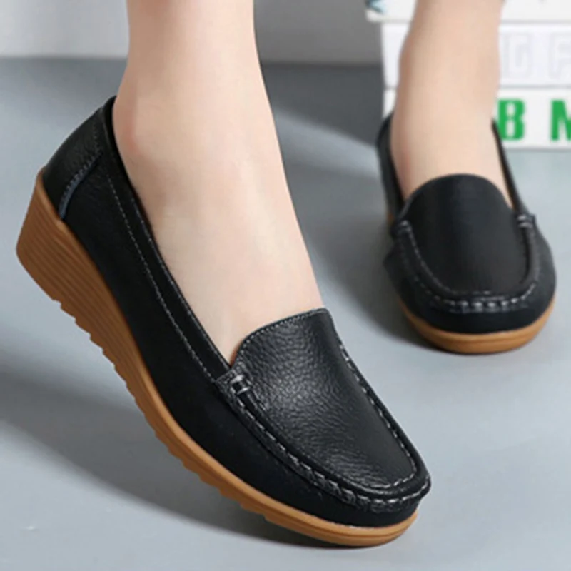 Zachte leren schoenen