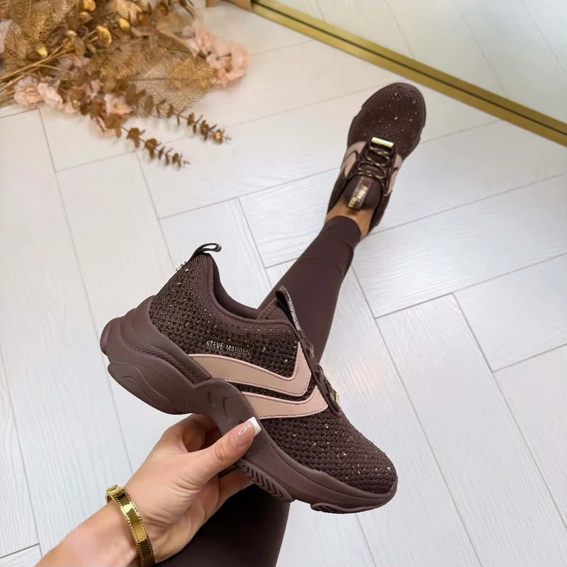 STEVE MADDEN MAIN ST-RE SNEAKER 5343 - BRN/TAUPE