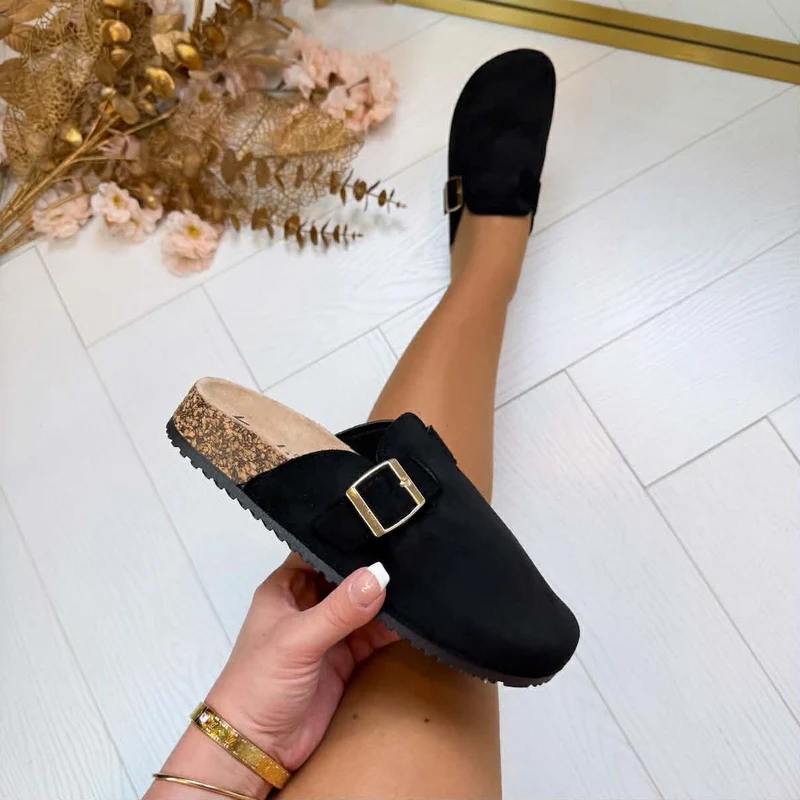 LAYLA SUEDINE INSTAPPER L-51 - BLACK