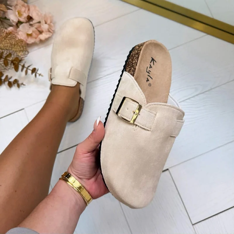 LAYLA SUEDINE INSTAPPER L-51 - BEIGE