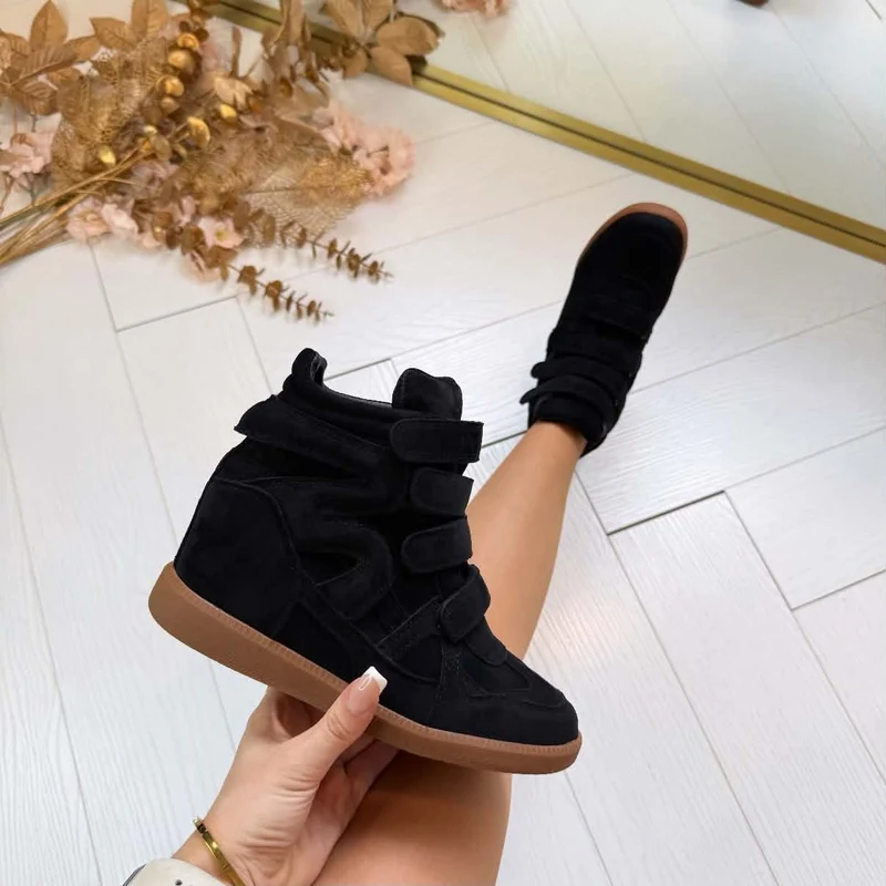 NEW WEDGE BOOT 7108* - BLACK
