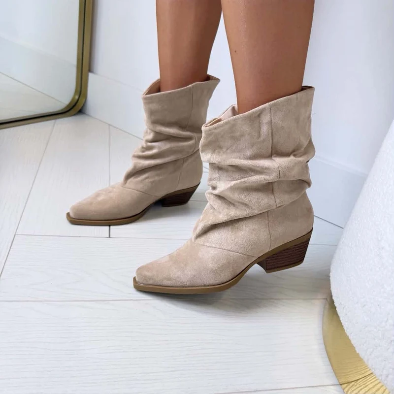 TRENDY BOOT T-335 - BEIGE