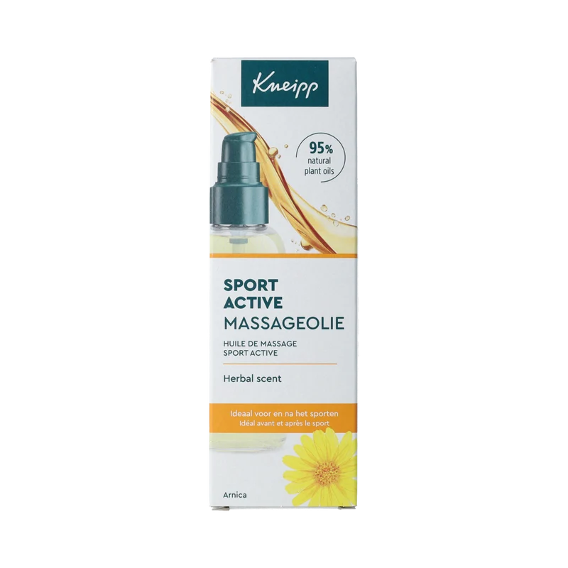 Kneipp Sport active massageolie 100.00 Milliliter