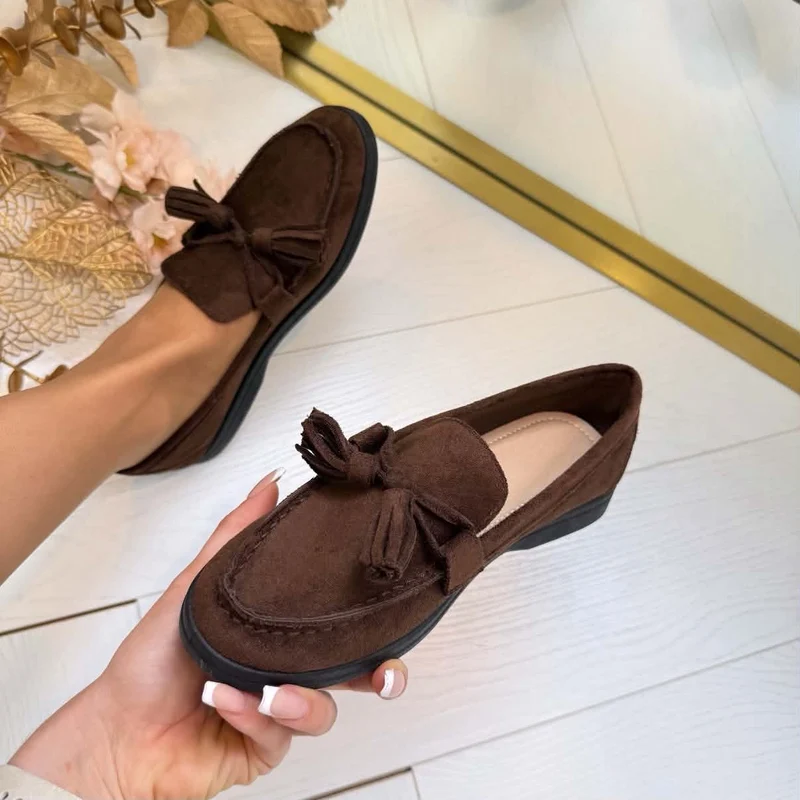FLOSJES INSTAPPER 830 - BROWN
