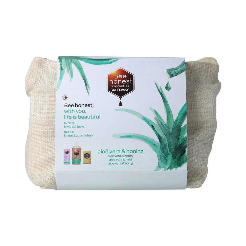 Traay Bee Honest Geschenkverpakking aloe vera 1.00 Set