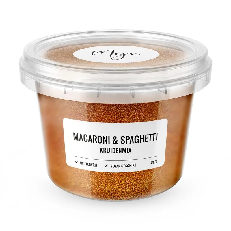 Myx Kruidenmix macaroni spaghetti glutenvrij 80 gram