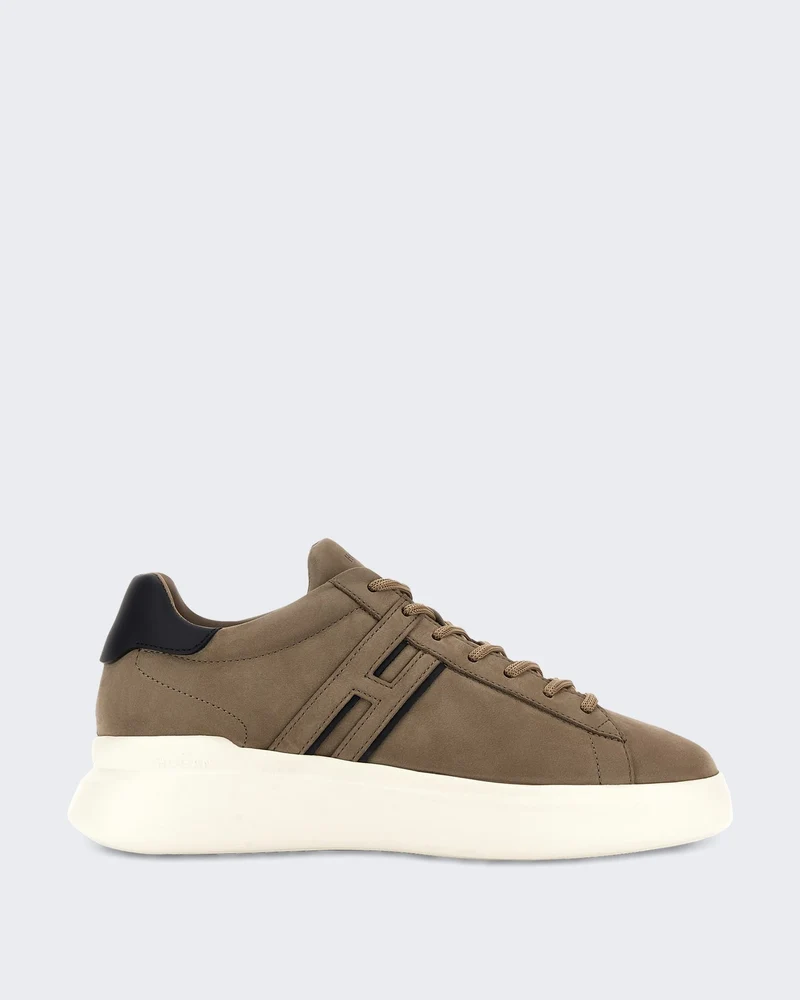 Heren H580 Veterschoenen sneaker met H-profiel Bruin