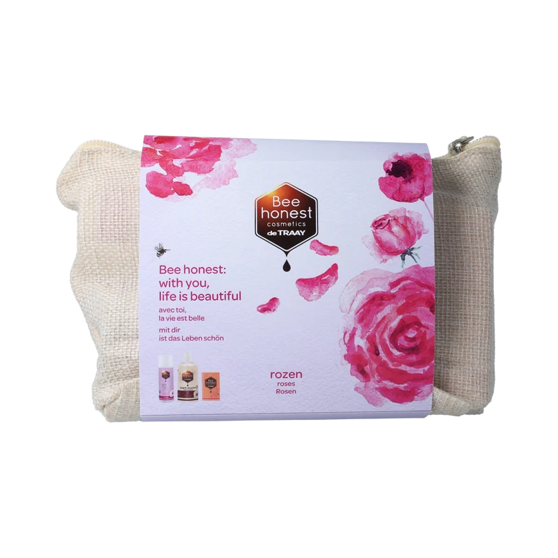 Traay Bee Honest Geschenkverpakking rozen 1.00 Set