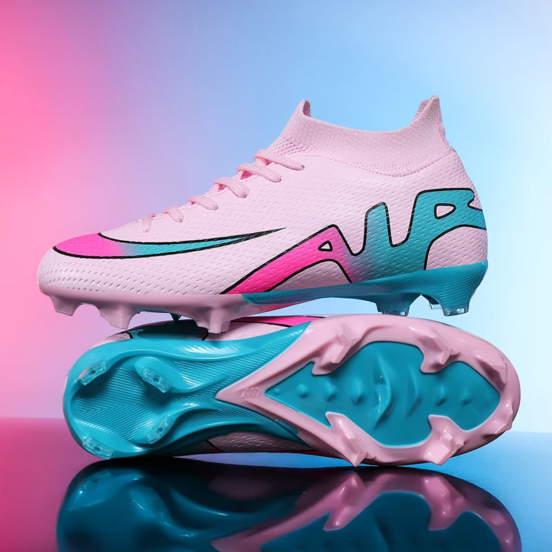 Unisex voetbalschoenen met noppen voor gras