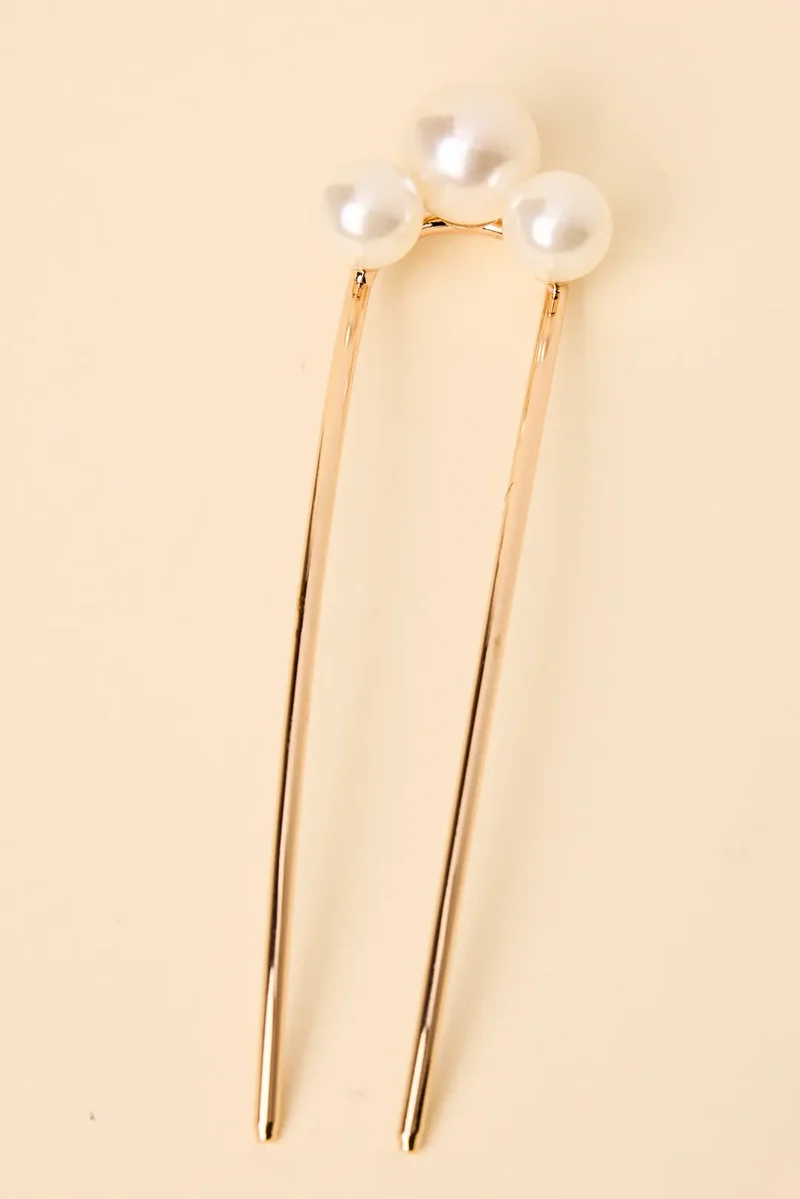 Pearl French Hair Pin