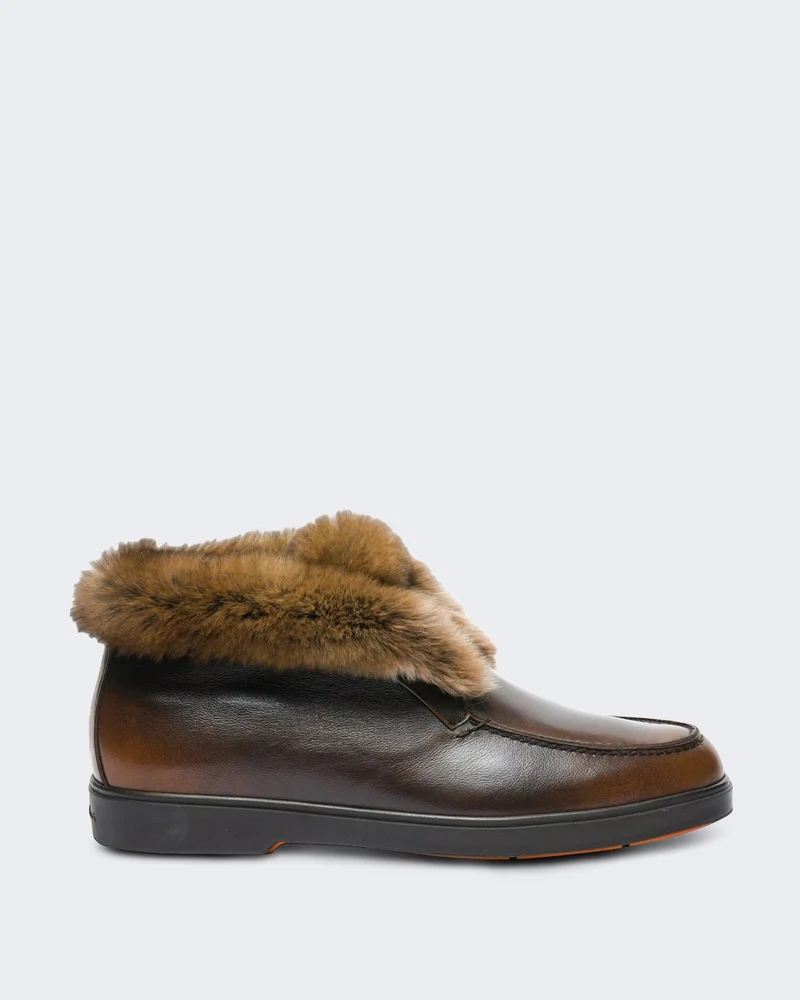 Dames Loafer bruin leer