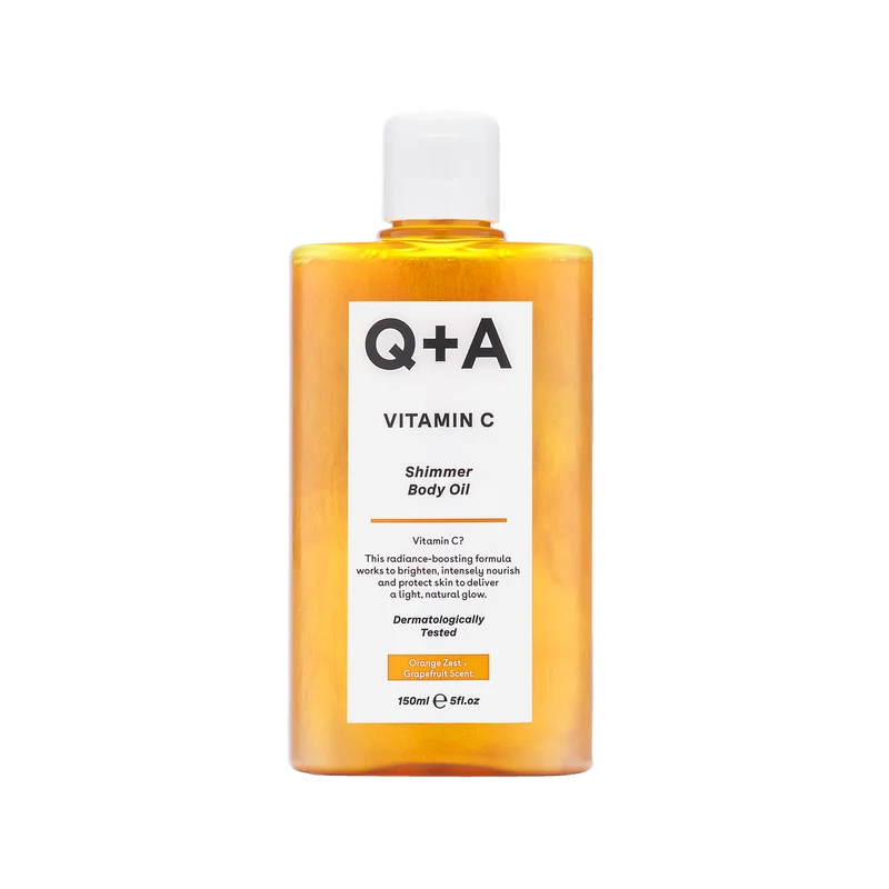 Q+A Vitamin C Shimmer Body Oil 150.00 Milliliter