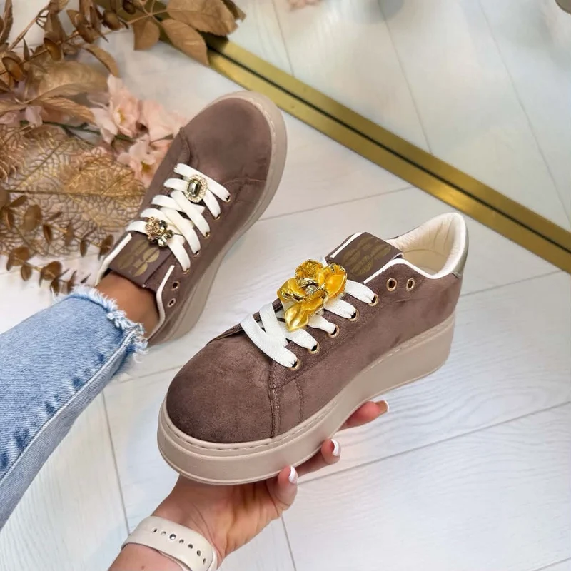 CHARM SNEAKER 9231 - MARRON