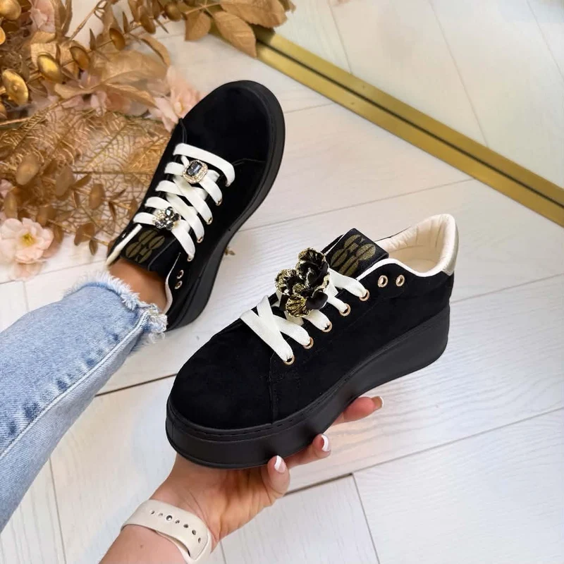 CHARM SNEAKER 9231 - NOIR