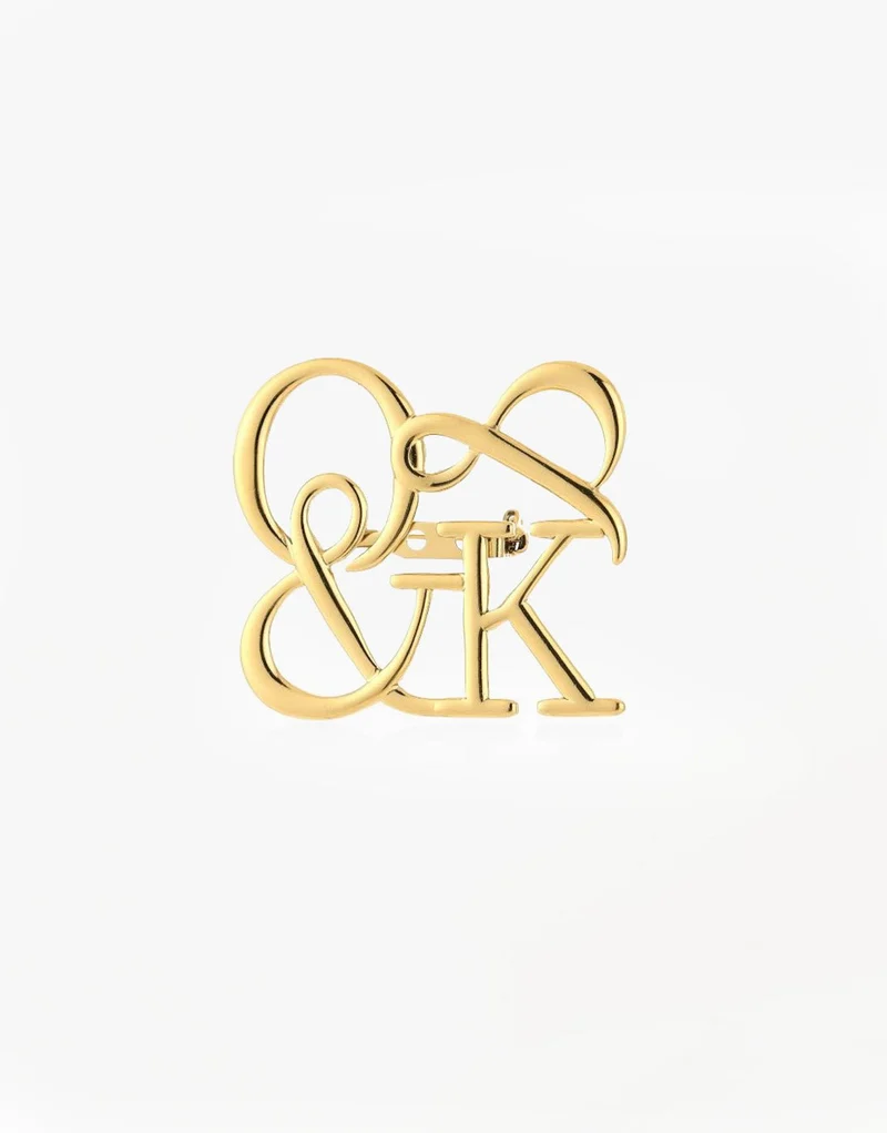 Gouden Grote Olivia & Kate - Broche