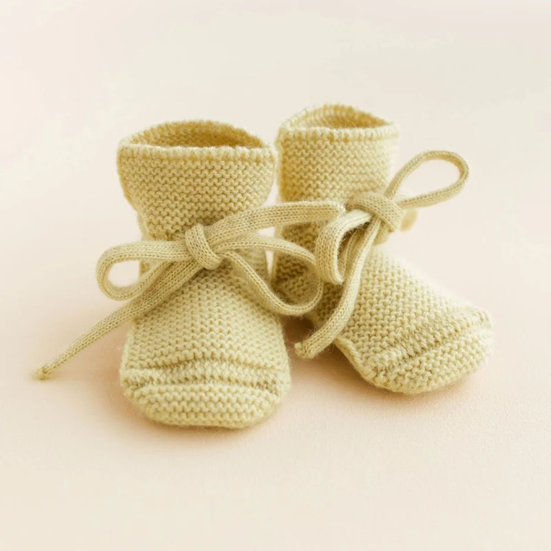 Booties licht geel