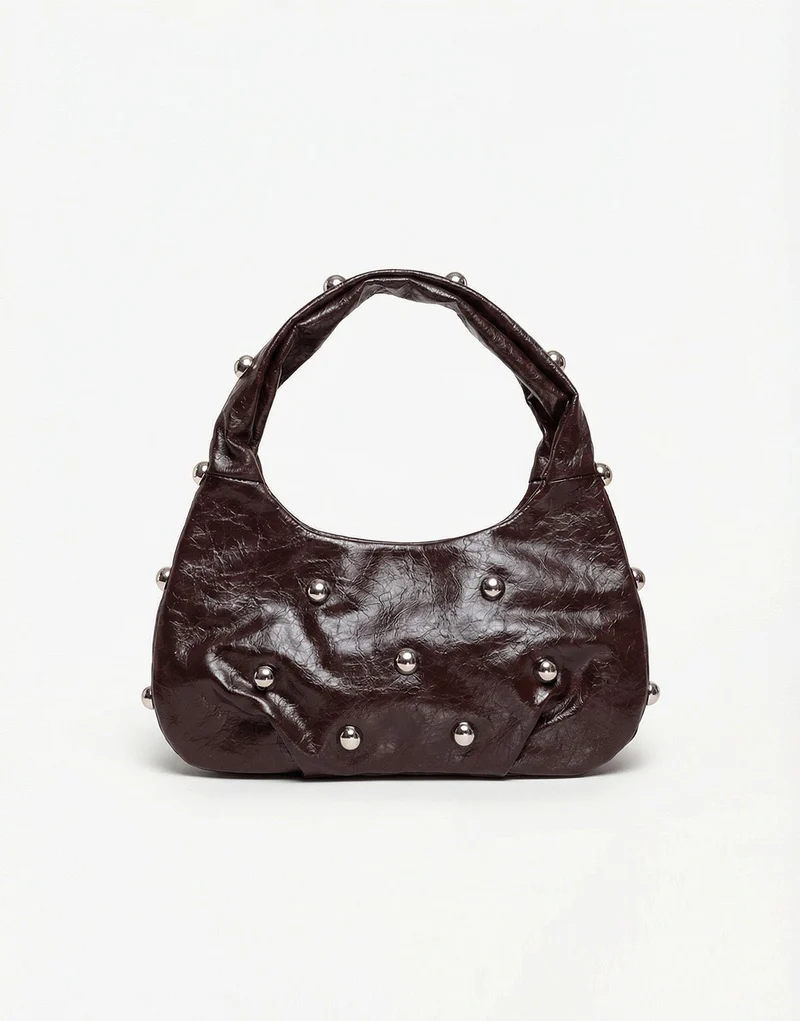 Bruine PU Leren Balletjes - Tas