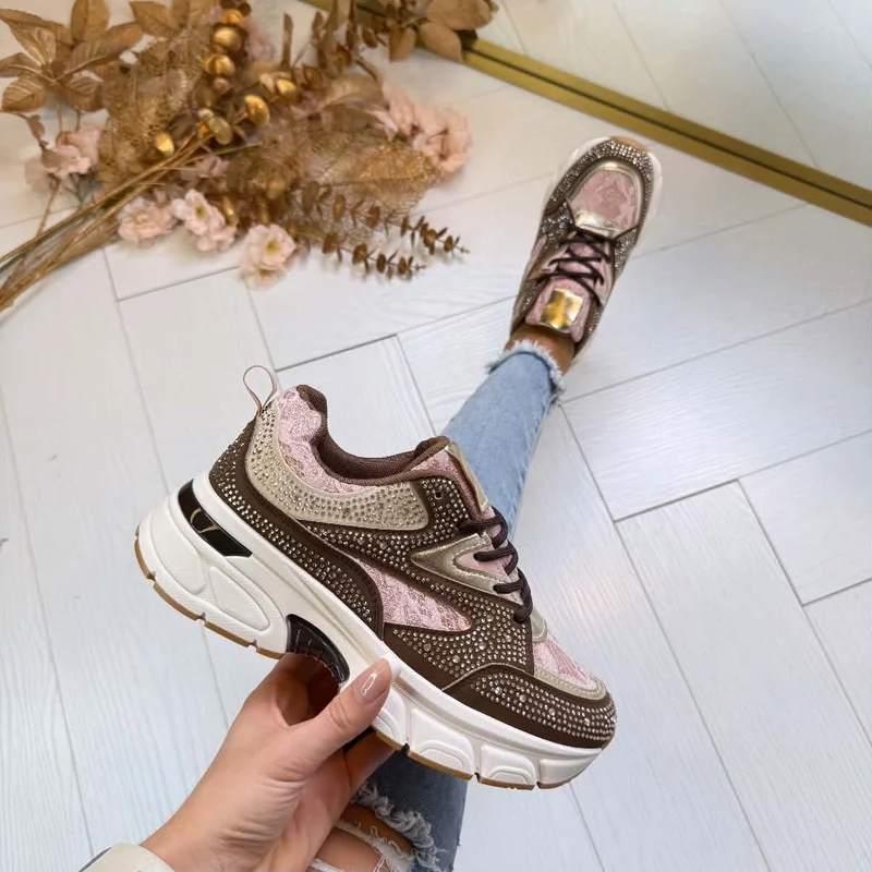 GINA SNEAKER 8-520 - BROWN