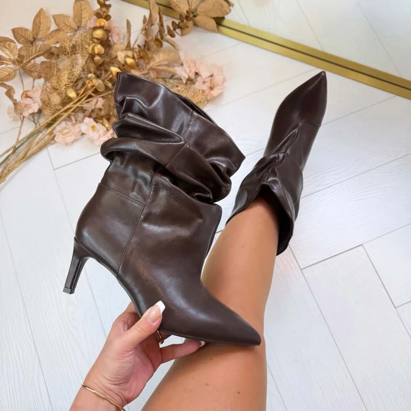 SIENA BOOT DES8581 - BROWN/PU