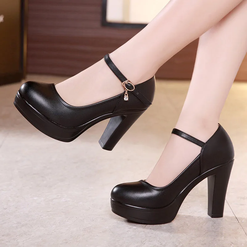 Feestschoenen Bruidsschoenen Platformpumps Blokhakken