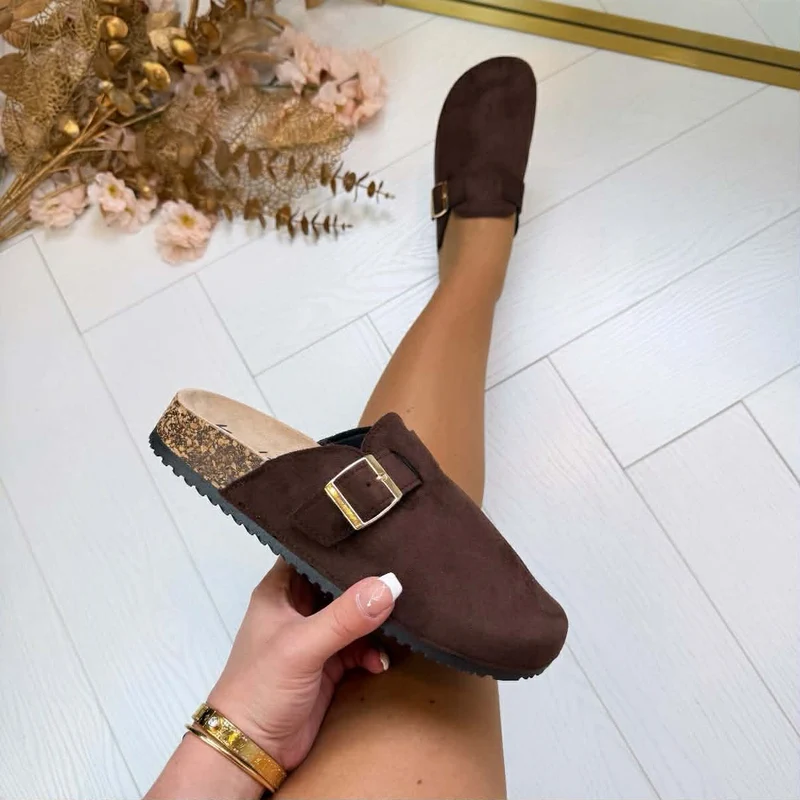 LAYLA SUEDINE INSTAPPER L-51 - BROWN