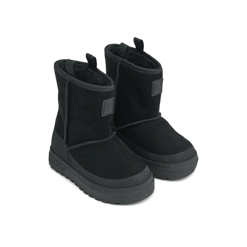 Mattie suede boot zwart