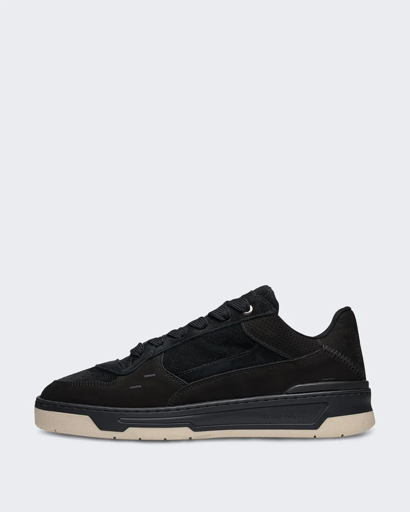 Heren Cruiser suède sneaker in zwart